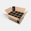 Ceașcă de Cafea Huskee 180ml - Negru (Minim 48 bucăți)