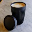 Cana HuskeeCup cu Capac 355ml (12oz) - Negru