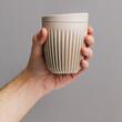 Cana HuskeeCup cu Capac 177ml (6oz) - Natur