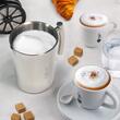 BIALETTI Cappuccinatore Inox 330ml – Spumator de Lapte Manual pentru Cappuccino și Latte, 6 Căni