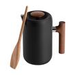Presa franceza Fellow Clara 700 ml, matte black + walnut