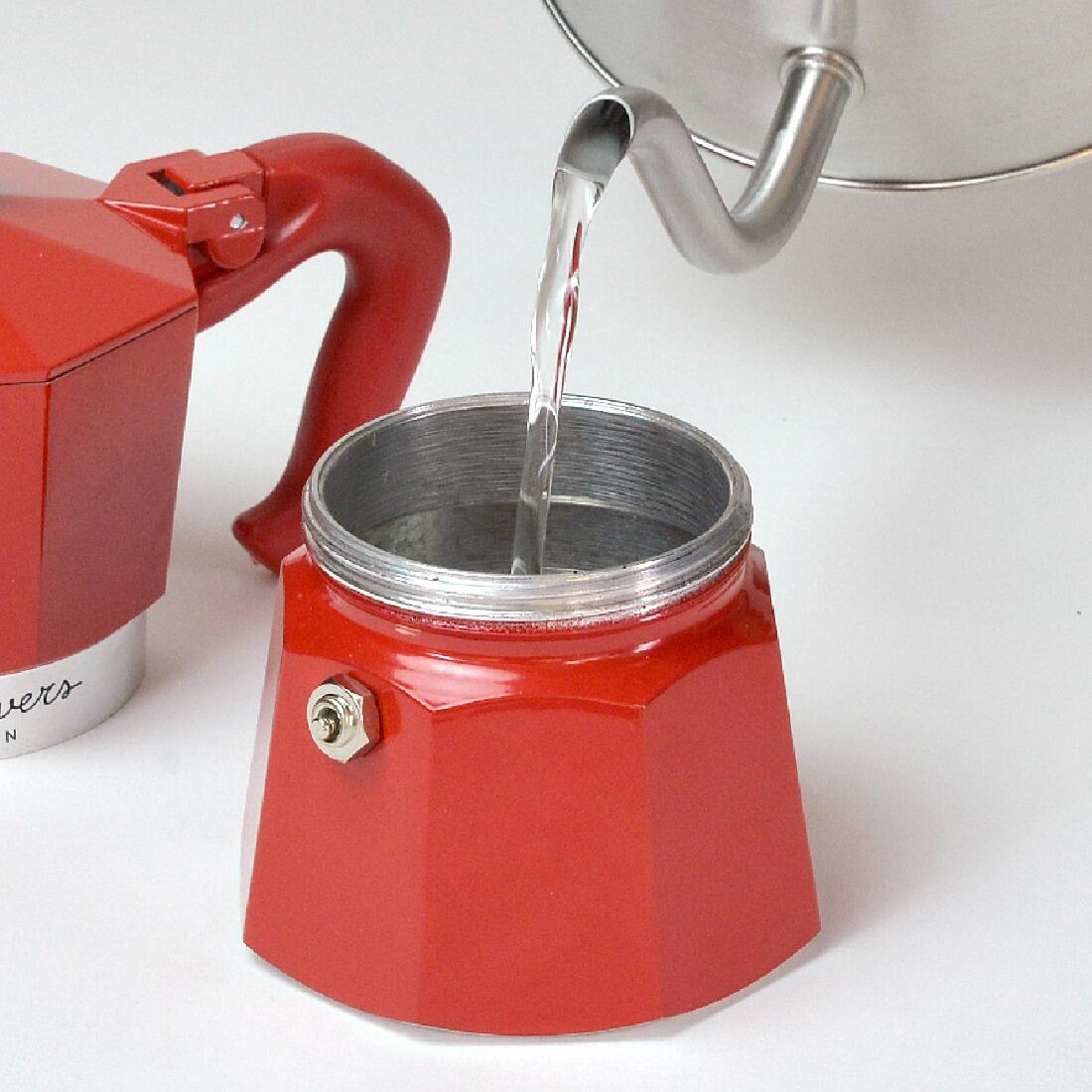 BIALETTI Coffee Maker Moka Express Love 6-cup 270ml red 4977