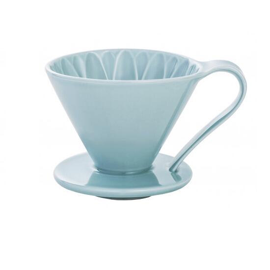 Dripper CAFEC Arita Cone Flower, 4 căni, Albastru