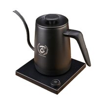 BARISTA SPACE Electric Coffee Kettle, Smart Temperature, 1L, Negru