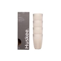 Set de 4 Cești de Cafea Huskee 360ml - Natur