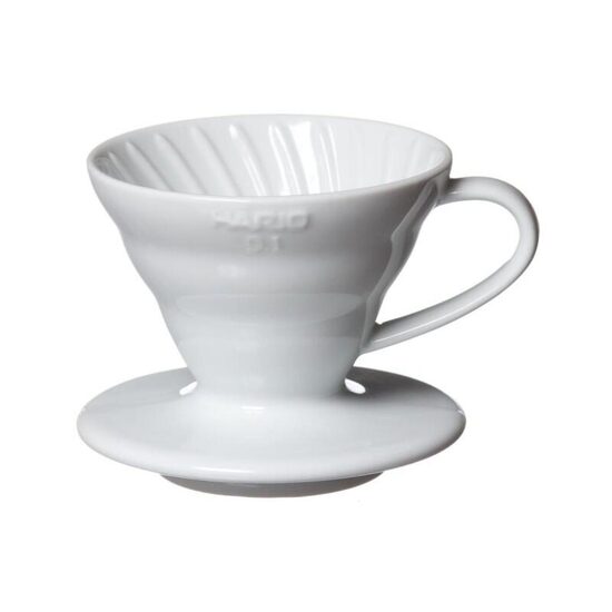 HARIO Coffee Dripper V60 01 ceramic white VDC01W