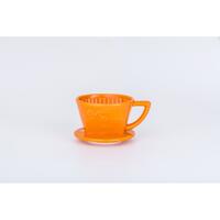 Dripper CAFEC Arita Trapezoid, 1-2 căni, Portocaliu