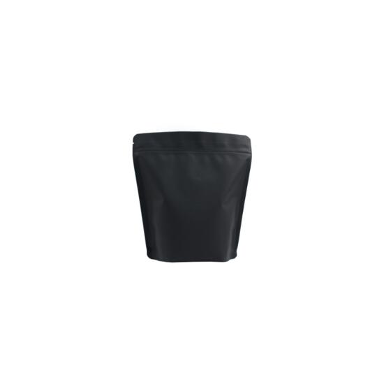 Coffee Bag BIO Stand up valve+zipper 500gr black 100pcs