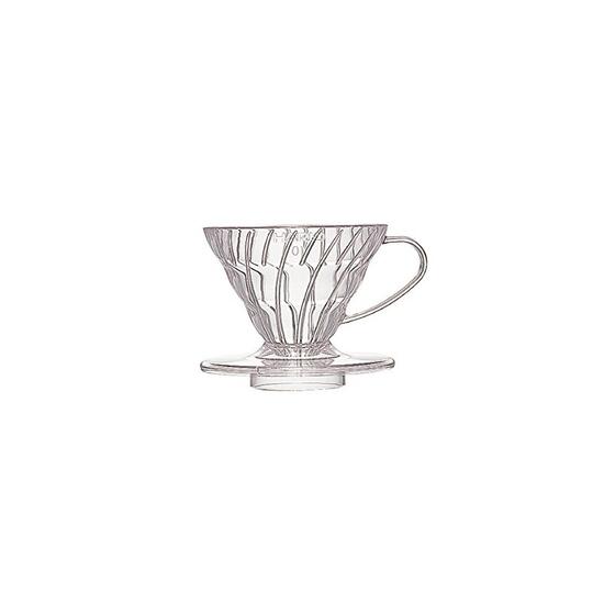 Dripper HARIO V60 01 din plastic, transparent 