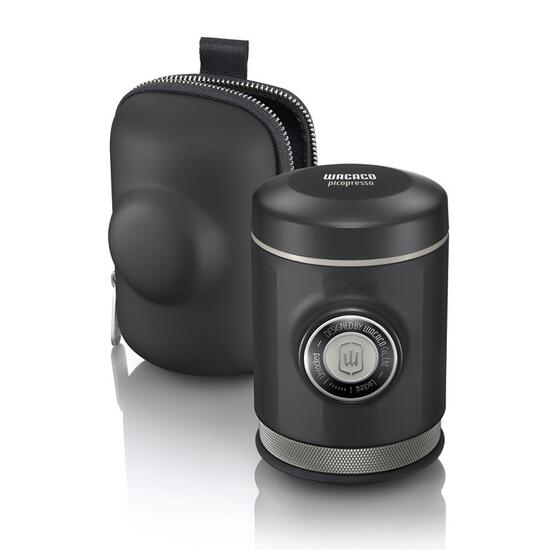 Picopresso negru + Case Cel mai mic espressor portabil - Wacaco