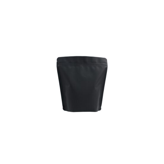 Coffee Bag BIO Stand up valve+zipper 250gr black 100pcs