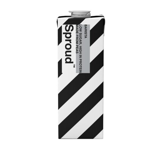 Sproud Barista 1L – Băutură din Proteine de Mazăre, Vegană, Ideală pentru Cafea