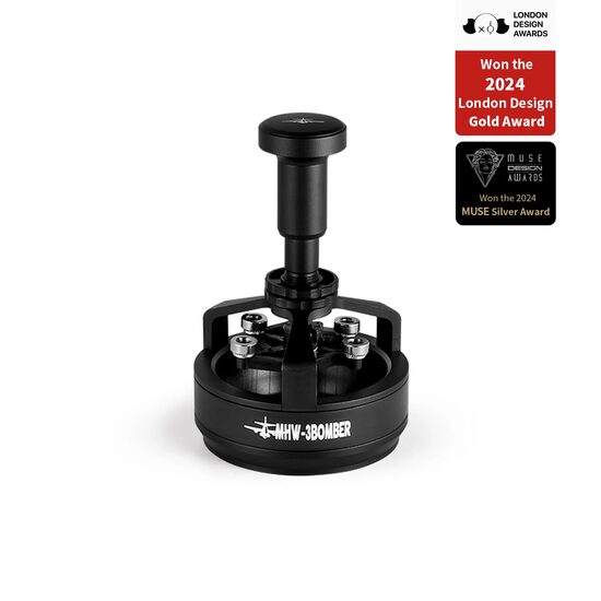 Distribuitor de Cafea cu Ace MHW-3BOMBER Cyclone 58.3mm Negru T5849-OS