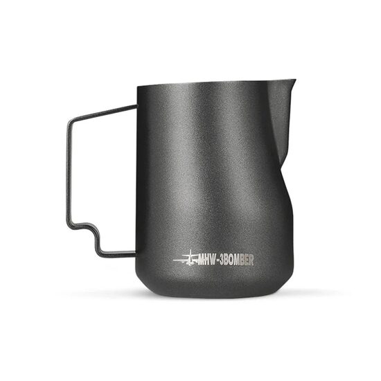 Latiera MHW-3BOMBER Milk Jug Turbo, finisaj negru mat, 350ml