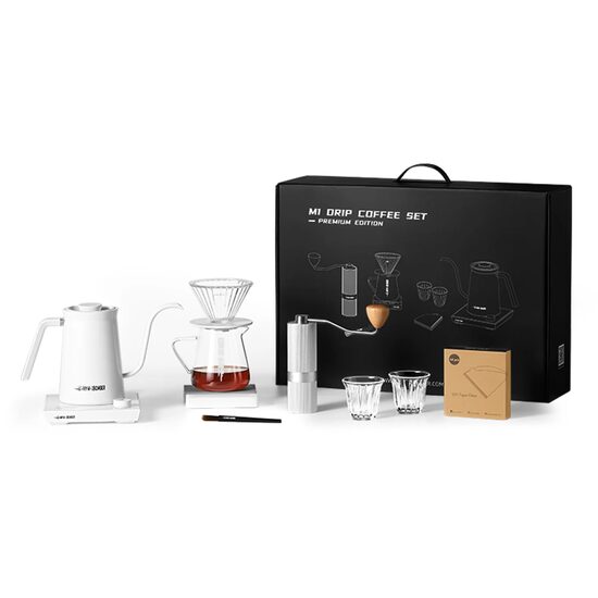 MHW-3BOMBER Assassin M1 Pour Over Coffee Set Deluxe 9pcs white – Set pour-over premium