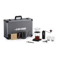 MHW-3BOMBER B-2 Tactical Suitcase 10pcs Set Coffee Gifts Black – Set premium de accesorii cafea