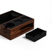 MHW-3BOMBER Knock Box Organizer Espresso 51–58 mm – Organizator din lemn pentru accesorii barista