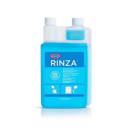 Urnex Rinza Milk Cleaning Liquid Alkaline 1L – Soluție profesională pentru curățarea sistemelor de lapte