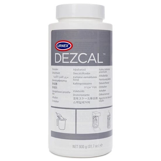 Urnex Dezcal Powder Descaler 900 g – Soluție profesională pentru decalcifierea echipamentelor de cafea